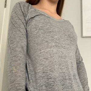Very light weight gray top